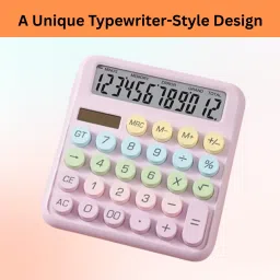 Desktop Calculator, 12-Digit Large LCD and Large Buttons for Office, Homes W263 Basic Calculator-image-38