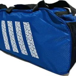 26 L Gym Duffel Bag - Gym Duffel Bag for gym and travel sports Bag with side pockets - Blue-image-9