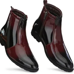 Royal Look Zipped Boots For Men ll Casual Shoes For Men For Men-image-54