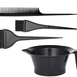 4 Pcs Hair Coloring Dye Kit Brushes with Mixing Bowl Used For Facial Cream and Bleach Mixing Bowl for Home and Salon Use Men and Women Home Hair Dye Tools-image-55