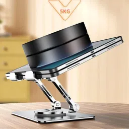coolcold Tablet Stand, Swivel Tablet Stand with 360 Rotating Base,Compatible with iPad Mobile Holder image 5
