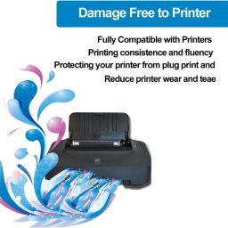 PRINTIFY INK POINT Refill ink For TS307 (Direct WiFi ) Single Function Wireless Printer Black + Tri Color Combo Pack Ink Bottle image 2
