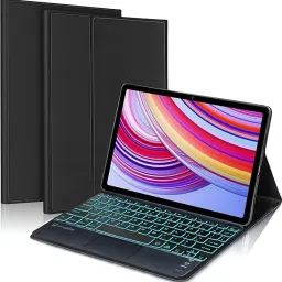 Proelite TouchPad Keyboard case for Redmi Pad Pro 12.1 inch, Magnetic Detachable Wireless Bluetooth Standard Tablet Keyboard Compatible with Desktop, Laptop, Mac-18
