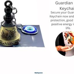 Positive energy Guardian Bell with evil eye Key Chain for men and women 01NB0 Key Chain-image-53