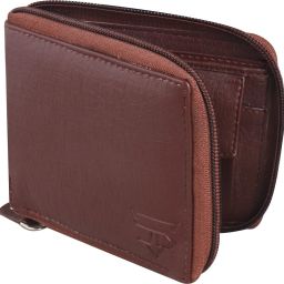 Men Casual Brown Artificial Leather Wallet-image-68