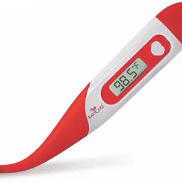 EASYCARE (EC5058) Waterproof Flexible Tip Digital Thermometer with Storage Case | Fever Alarm & Beeper Alert Thermometer-9