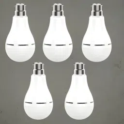 Emergency bulb 12W LED & 2000mAh battery 4hrs inverter light pack of 5 bulbFJ293 4 hrs Bulb Emergency Light-image-9