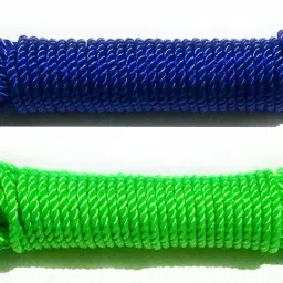 Rope or Multicolor Cloth Hanging Rope For Both Indoor And Outdoor (2 pieces) 20 m blue, green-10