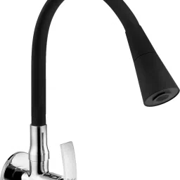 Passion Brass Dual Flow Flexible Sink Tap with Spout Rain Spray with Flange Pillar Tap Faucet-image-28