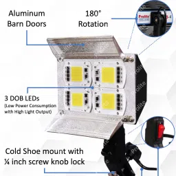 Prolite LED B4 Sungun Continuous Video Light (White Color Output) for Photography 8000 lx Camera LED Light image 3