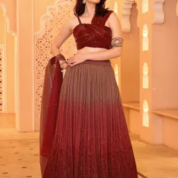 Digital Print Semi Stitched Lehenga Choli-image-12