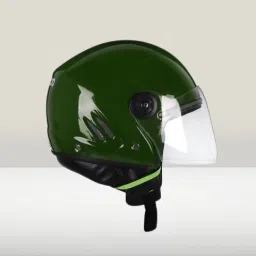 Half Face Helmet_ISI certified_Green024 Motorbike Helmet-image-77