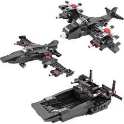 radhey preet 3 in 1 Different Form of Fighter Plane Related Model From Blocks, RP1293(45) image 4
