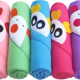 Embroidered Crib Hooded Baby Blanket forAC Room-image-56