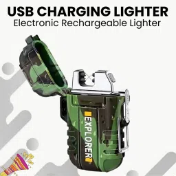 Explorer USB Rechargeable (Cigaratte Lighter)Windproof Flameless ARC LighterK332 Explorer USB Rechargeable (Cigaratte Lighter)Windproof Flameless ARC LighterK332 Pocket Lighter-image-93