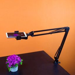 Zohlo Overhead Tripod for Mobile Video Recording Table & Bed Mobile Holder Metal Body Tripod, Tripod Clamp, Tripod Bracket, Tripod Ball Head-33