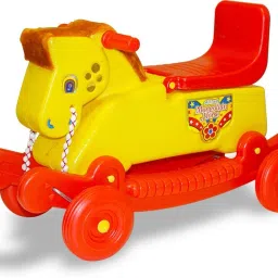 ROCKING HORSE RIDER FOR KIDS Rideons & Wagons Non Battery Operated Ride On-48