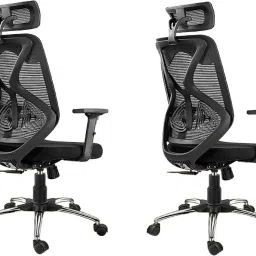 Mesh Office Adjustable Arm Chair-image-95