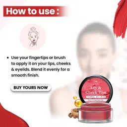 tnw - the natural wash Lip & Cheek Tint (Tunnel of Love)|With Vitamin E|Nourishing & Highly Blendable Rosehip Oil image 3