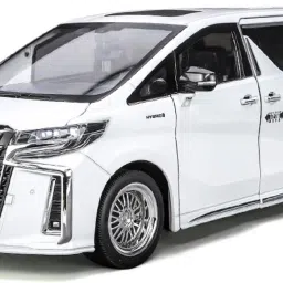 1:18 Toyota Alpha Automatic Door Alloy Car Model Shake Ton-5
