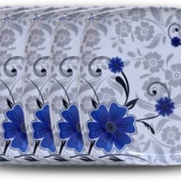 Pack of 6 Melamin Square(916)10 Inch Beautyfull Dinner Plate/Lunch Plate Set 6 Pcs Of Melamine Dinner Set-image-60