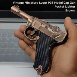 Creative Design Metal/Plastic Body Trigger Gun Jet Flame Windproof Pocket Lighter-image-35