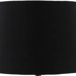 Fancy 10" Black Fabric Drum Shape Table Lamps Lamp Shade-5