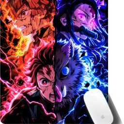XENOTECH Anime Mouse Pad (9 inch x 7 inch) -Demon slayer Printed Mousepad Non Slip Base Mousepad-picture-14