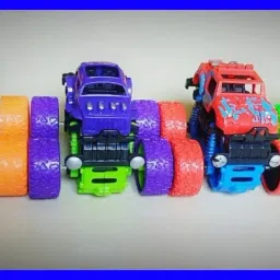 New_Die-cast Crawler Mini Truck Friction Powered Climber - 4 Pack-image-59