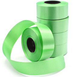 Pack of 5 Pcs Premium Green Party Balloon Plastic Curling Ribbon 10 Mtr Each Green PP (Polypropylene) Ribbon-image-65