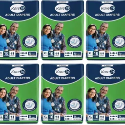 Classic Adult Diapers, Extra Large, Waist Size 127-165 Cm (50"-65"), Tape Style Adult Diapers - XL-image-35