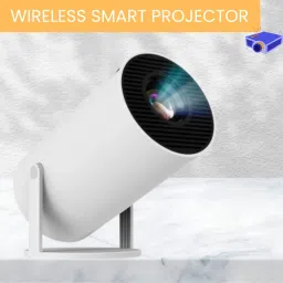 Guggu Mini HD Projector for Home 4KSupport With Built-in App Netflix/Prime/YouTubeH428 (4500 lm / 1 Speaker / Wireless / Remote Controller) Portable Projector-3