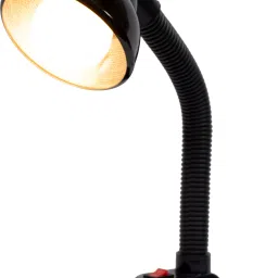Study Lamp for Students with Metal Shade and Plastic Base (Black) Study Lamp-image-30