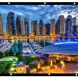 ZIOZY 100 Inch Technology Universal Eyelet Foldable 7ft x 5ft 4:3 Ratio UHD 3D Full HD Projector Screen (Width 214 cm x 152 cm Height)-picture-44