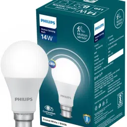 philips 14 W Motion Sensor Round B22 LED Bulb image 2