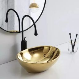 107 GLOSSY FINISH GOOD QULITY / DESIGNER TABLE TOP WASH BASIN Table Top Basin-image-58