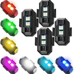Airplane Light Waterproof Universal Warning Signal Blinker Led pack of 4p Car Fancy Lights-14