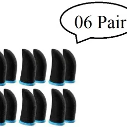 Thumb & Finger Sleeve for Mobile Phone Game , Pubg,Cod,Freefire -Pack of 06 Pair Finger Sleeve-image-25
