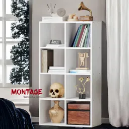 1 Book Shelf Engineered Wood Open Book Shelf-image-23