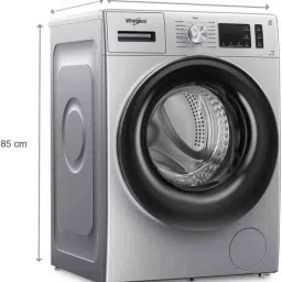 whirlpool 7 kg Fully Automatic Front Load with In-built Heater Silver image 2