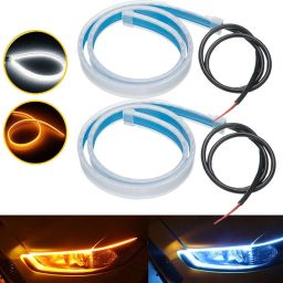 2Pcs 24 Inch Led Strip Lights for Cars Led Headlight Strip Switchback Indicator Light Car, Motorbike LED (12 V, 20 W)-27