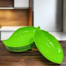 Stylish Designer Shape Melamine Serving Snacks - Perfect for Kitchen. Quarter Plate-1