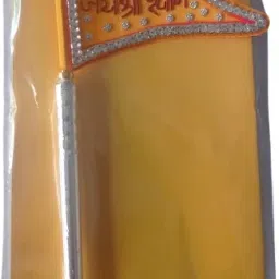 Pure Silver Jai Shree Shyam Flag Decorative Showpiece-19 cm-image-5