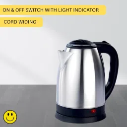 Electric Kettle with Stainless Steel Body 1.5 litre for boiling Water/coffeeW383 Electric Kettle-image-83