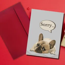 So Sorry 5.8x8.3inches Printed For All Relations Greeting Card-16