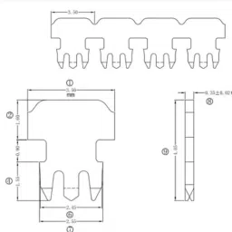 SVDK RJ 45 8 PIN CAT5, CAT5E, CAT 6 NETWORKING PLUG CRYSTAL CLEAR GOLD PLATED Lan Adapter image 4