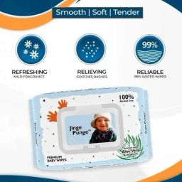 Premium Baby Wipes With Aloe Vera, Grape fruit Extract & Vitamin E (72 wipes)-image-6