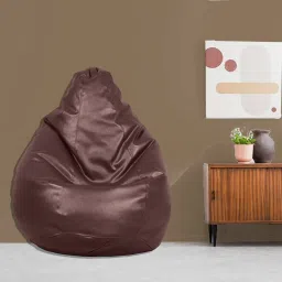 Jumbo Classic Premium Grade Leatherette/Pre-Filled Bean Bag/Comfortable/Sustainable Teardrop Bean BagWith Bean Filling-26