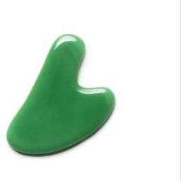 100% Natural Gua Sha Stone Face Body Scraper 7-8 MM Green Jade Massage Gua Sha Stone. Regular Oval Rock Stone-image-68