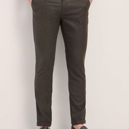 the bear house Men Slim Fit Brown Polyester Trousers-picture-17